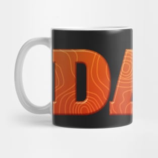 Mens Dad Woodworker, DIY, Woodgrain Fathers Day Mug